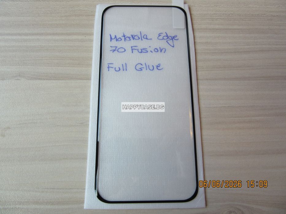 Motorola Edge 70 Fusion / Edge 60 / Edge 60 Fusion / Edge 60 Pro / 3D Full Glue Извит стъклен протектор с цяло лепило