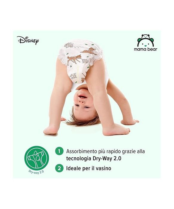 Scutece chilotel, Mama Bear Disney, marimea 4, 80 buc/set