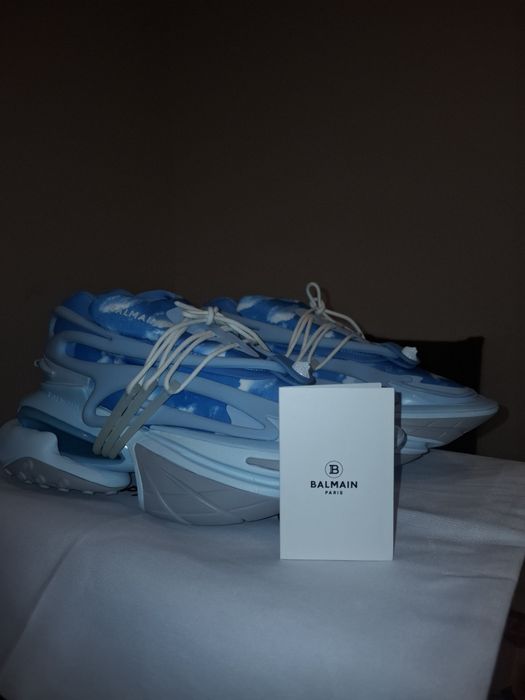 Vand Balmain x Ant Kai Unicorn Blue and White / Albastrii cu alb noi, nouti marimea 42