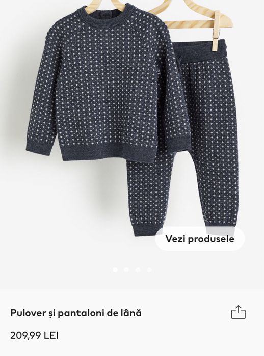 Set NOU lana pantaloni si bluza