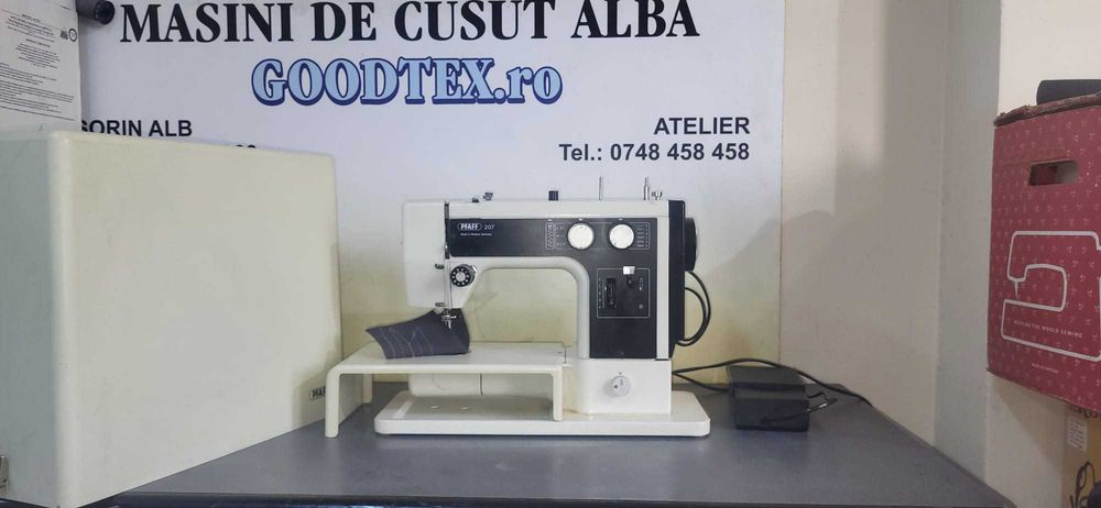 Masina de cusut electrica PFAFF 207 piese metalice