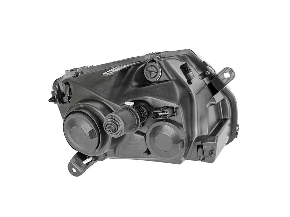 Фарове Фар за Дачия Дъстър / DACIA DUSTER 2010-2013 ръчно рег. / ЧЕРНО