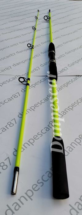 SET 4 Lansete WB fibra sticla plina 2,70 m pescuit la dunare 60-180gr