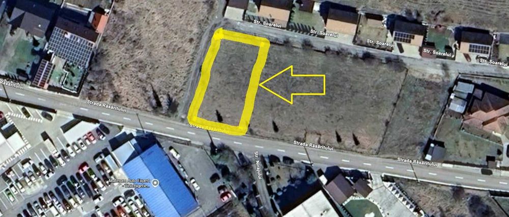 Teren de vânzare Corunca, zona reprezentanța Renault