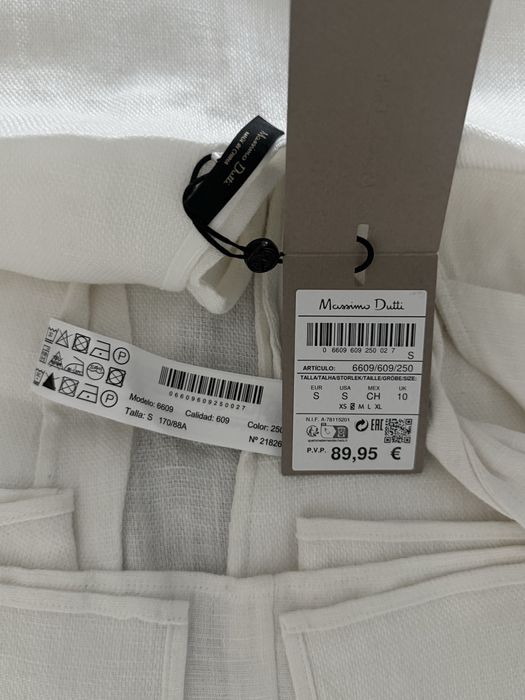 Платье льняное Massimo dutti