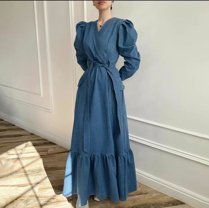 Джинсовая платье