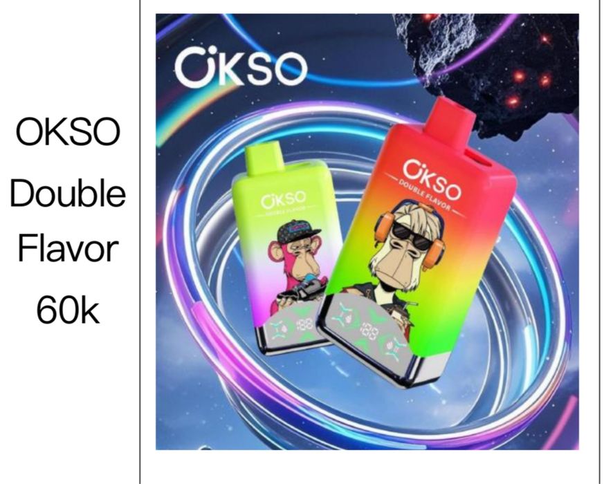 Vape okso 60k puffs 2 arome