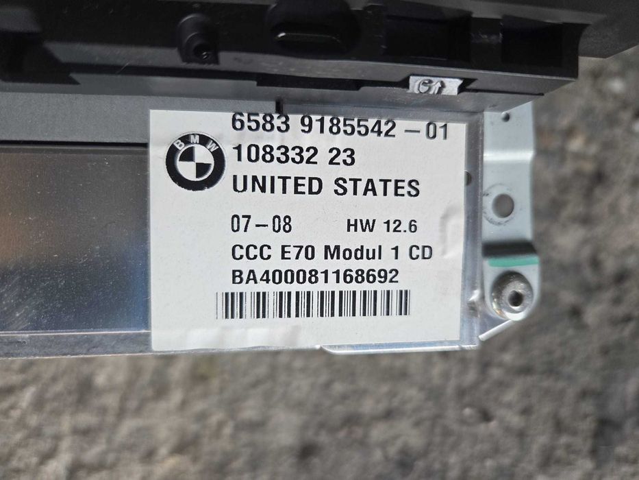 Modul navigatie mare ccc bmw x5 e70 x6 e71