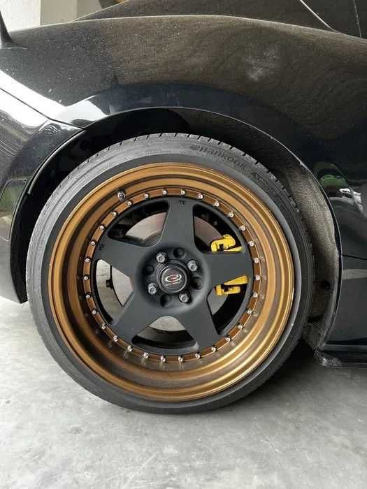 Jante Kyusha 4x100 4x108 17x9 et 20 R17. Cauciucuri noi