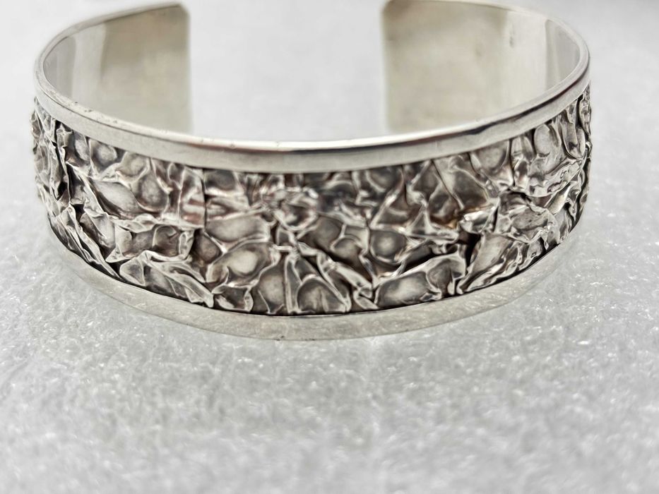 Единствена! Сребърна Гривна (проба 925)-30,73 гр., ръчна изработка