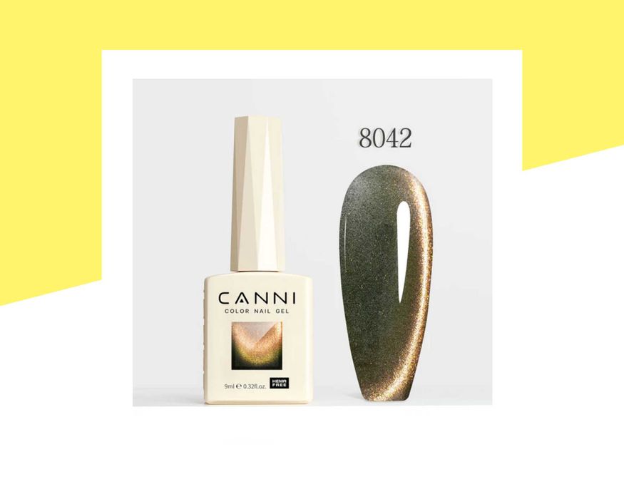 Професионален хипоалергенен гел лак котешко око CANNI – 9 мл.