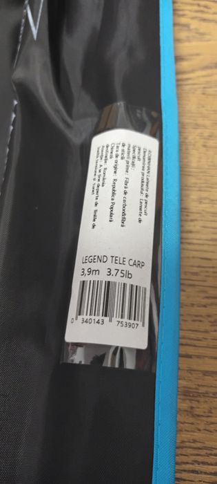 Set 3 Lansete Crap Robinhan LEGEND TELE CARP 3.9m 3.75 LBS Model Nou 2