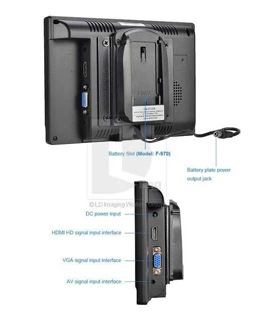 Монитор FEELWORLD с выходом HDMI - 7