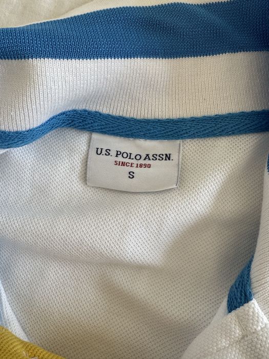 Tricou U.S. POLO ASSN. Alb
