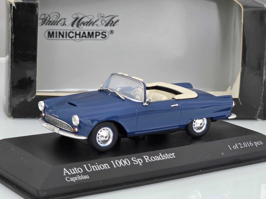 Macheta Auto 1/43 Minichamps Auto Union 1000 Sp Roadster 1958