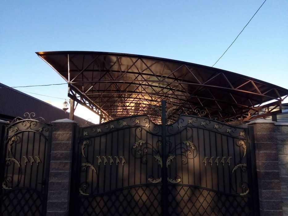 Навесы казырок ворото