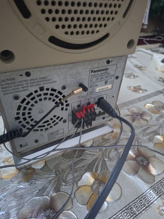 Panasonic sambufer Auxda ishledi ovoz bas zur