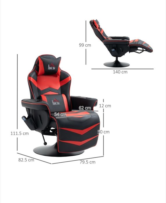 Scaun gaming cu masaj