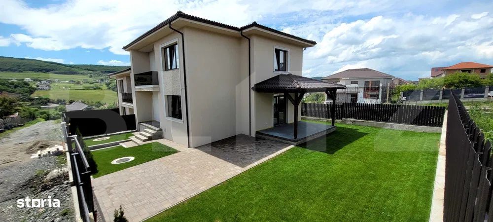 Casa moderna la intrare in Chinteni – priveliste superba si acces ra