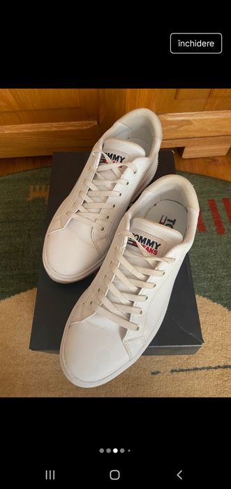 Adidasi Tommy Hilfiger originali piele 39
