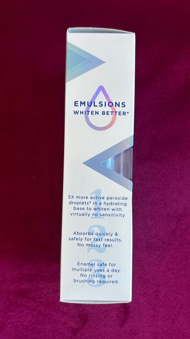 Emulsie solutie albire dentara CREST benzi plasturi pasta albit dinti