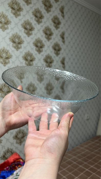 Стеклянная фруктница