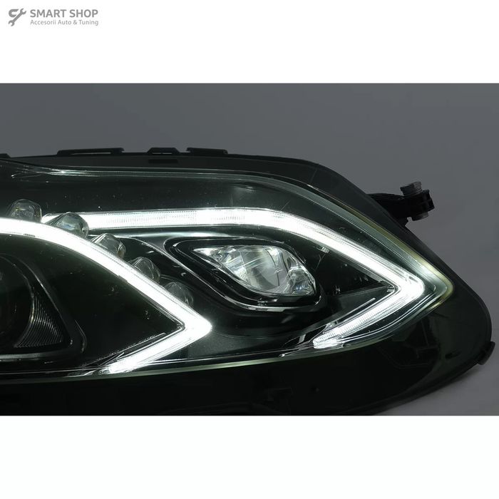 Faruri LED Mercedes E-Class W212 Facelift (2013-2016) cu Xenon
