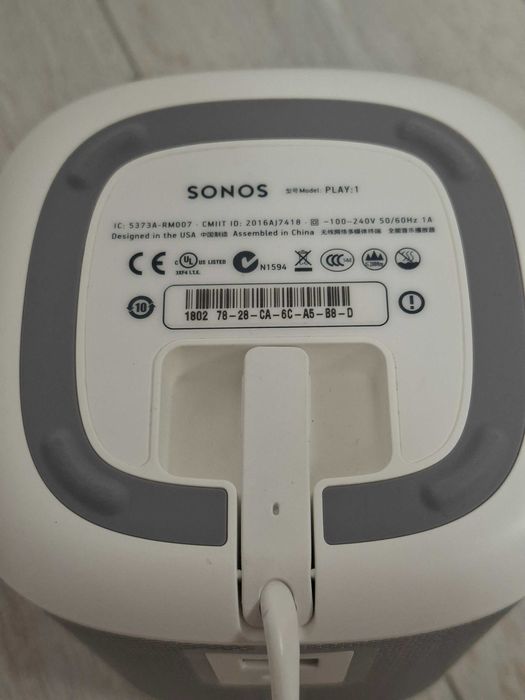 Boxa compact Wireless smart speaker SONOS Play 1 White