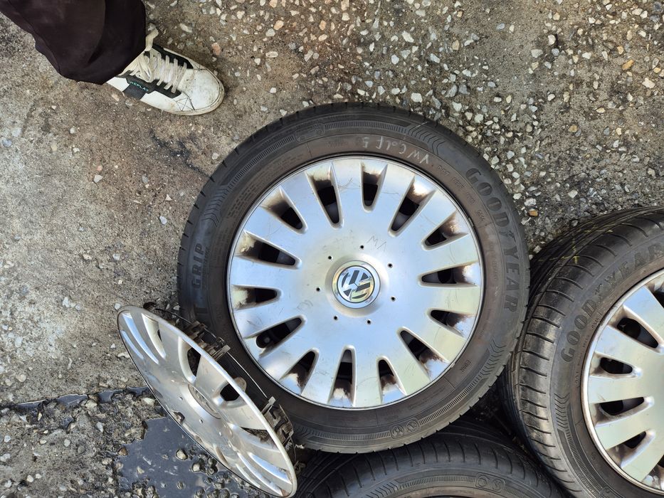 4бр стоманени джанти за фолксваген голф пасат/ 6.5ж Х16/ ет50/5Х 112/