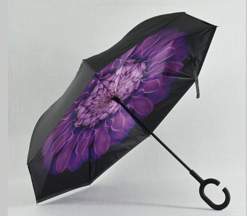 Ветроупорен затварящ се наобратно чадър COOLBREL/Безплатна доставка!/