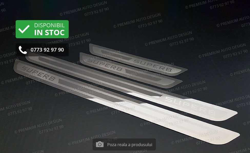 Ornamente INOX praguri - Skoda Superb