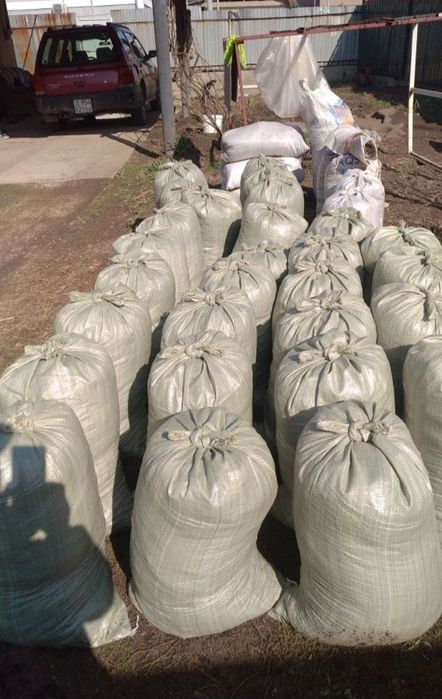 Перегной в мешках