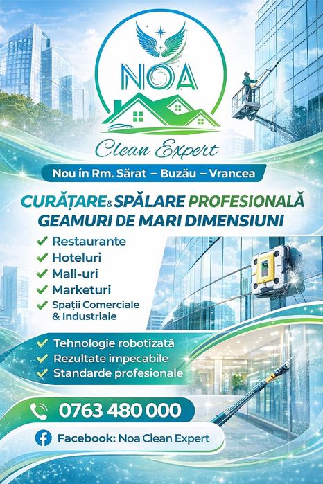Noa Clean Expert - Servicii curatatorie la domiciliu Rm Sarat , Buzau.