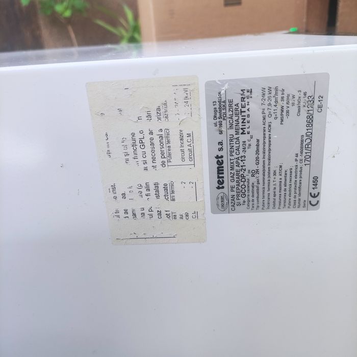 Centrala termica pe gaz Termet