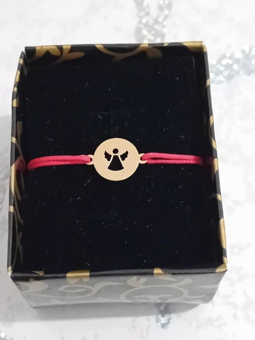 Brățări din șnur cu aur 14k! Brățara este reglabila potrivită pt copii