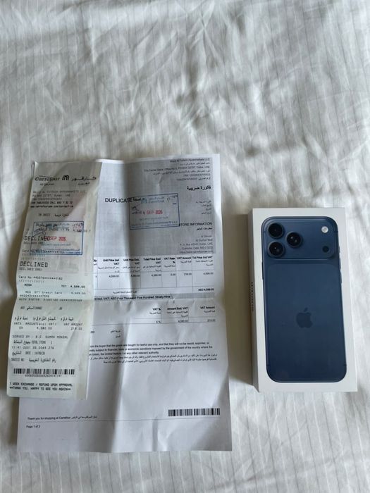 Iphone 17 pro max 256 gb