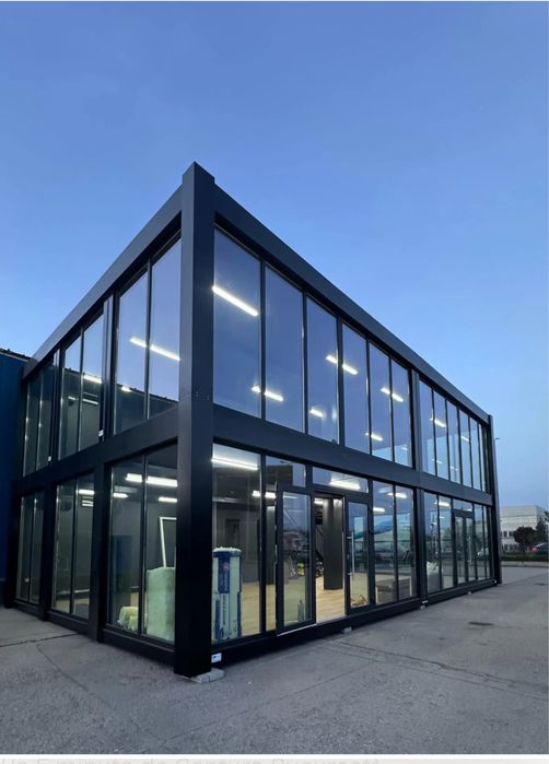 Containere modulare case modulare din structura metalica montaj transp