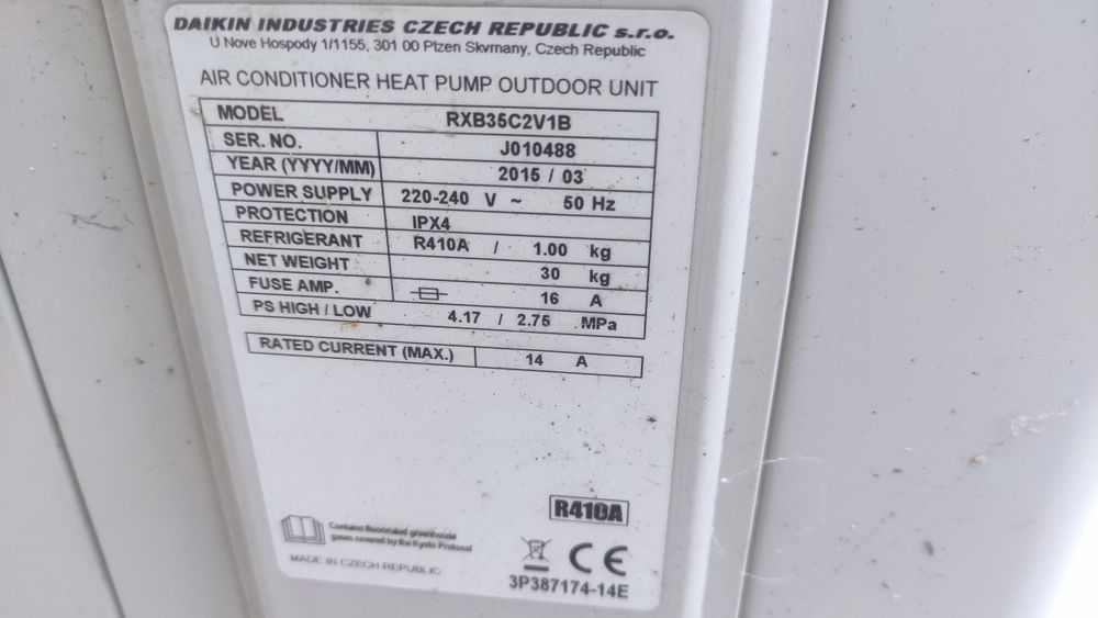 Климатик Дайкин Daikin втора ръка. Лично предаване във Варна
