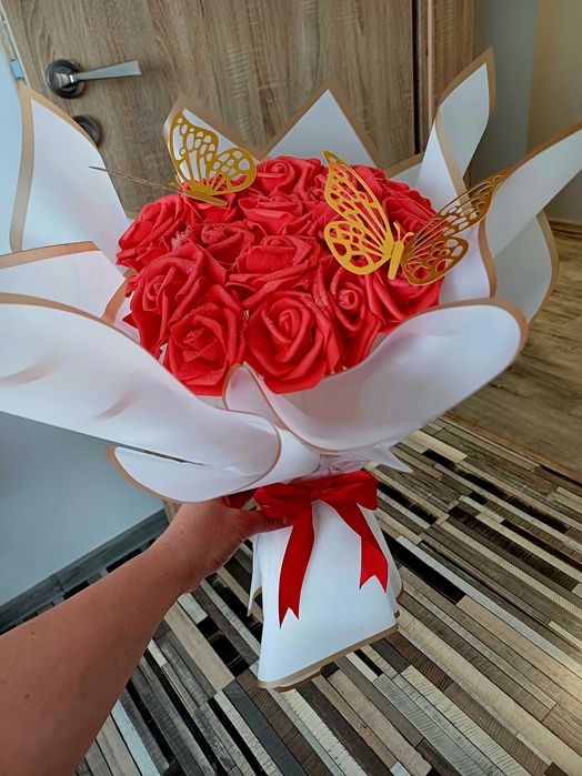 Букет от вечни рози