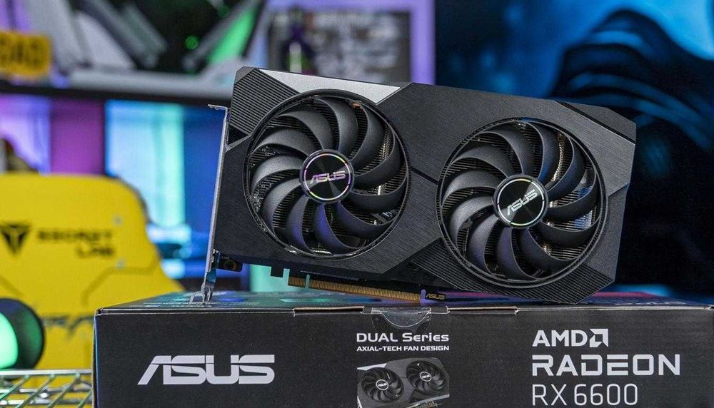 Нова видеокарта ASUS Dual RX 6600 OC Gaming
