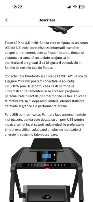 Vand banda de alergat myri my7290