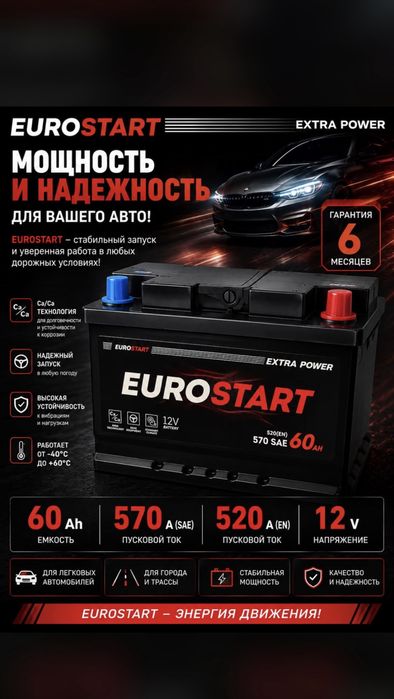 Аккумлятор б/у новый
