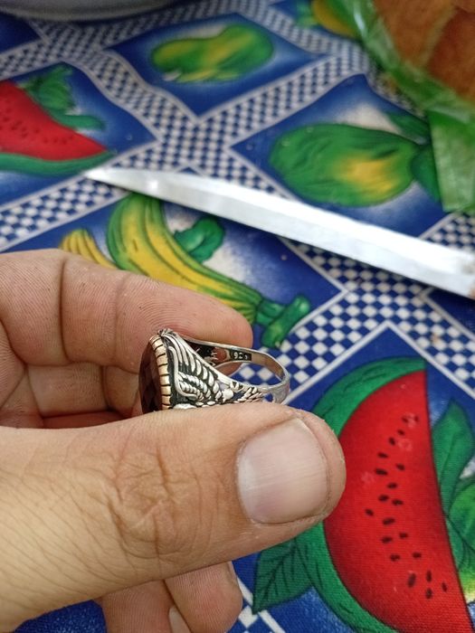 Серебристый перстень 27гр