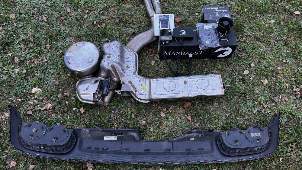 Пълна тунинг конверсия Audi A6 C8 към S6 RS6 C8 Active Sound дифузьор