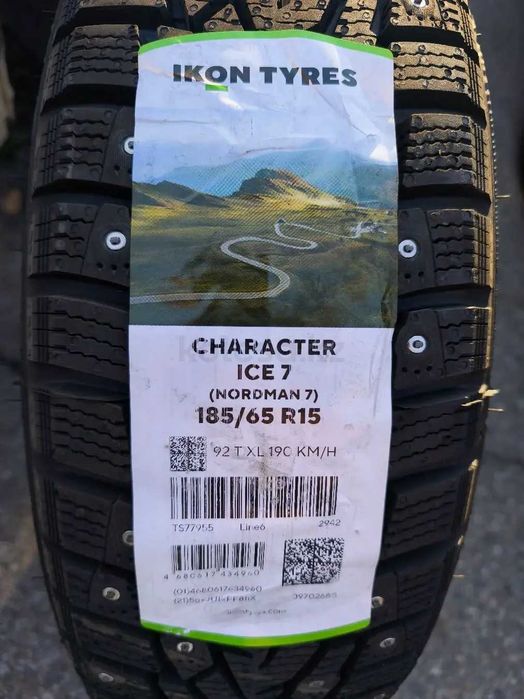 Ikon (Nokian) Character Ice (Nordman7).
185/65/R15.