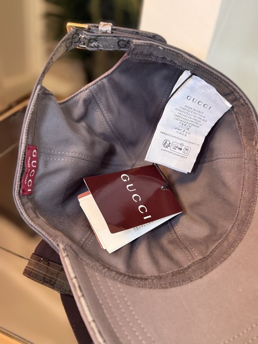 Șapcă Gucci GG – model elegant – gri/taupe