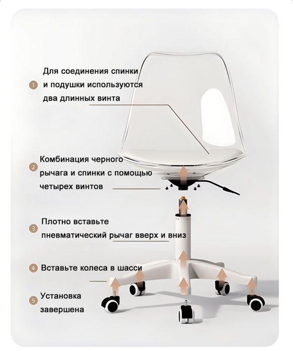 Офисные стулья/Стулья для дома/Прозраные