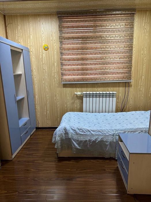 Сдается 2x комнатная квартира
С обстановкой 
В горде Алмадыке