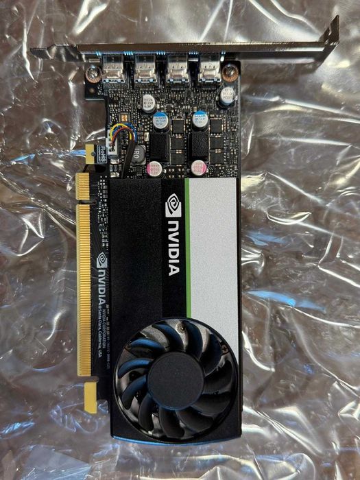 Nvidia HP T1000 - 8GB GDDR6 PCIe3x16 896 CUDA 50W 4x mDP