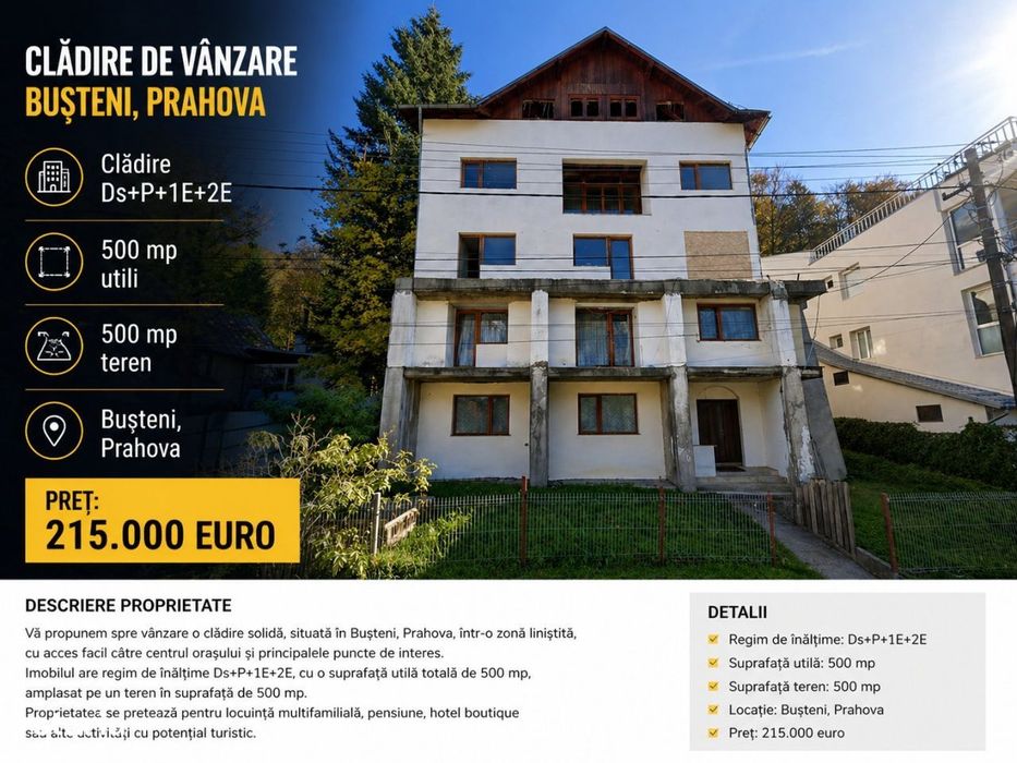 Casa +Teren  500 mp